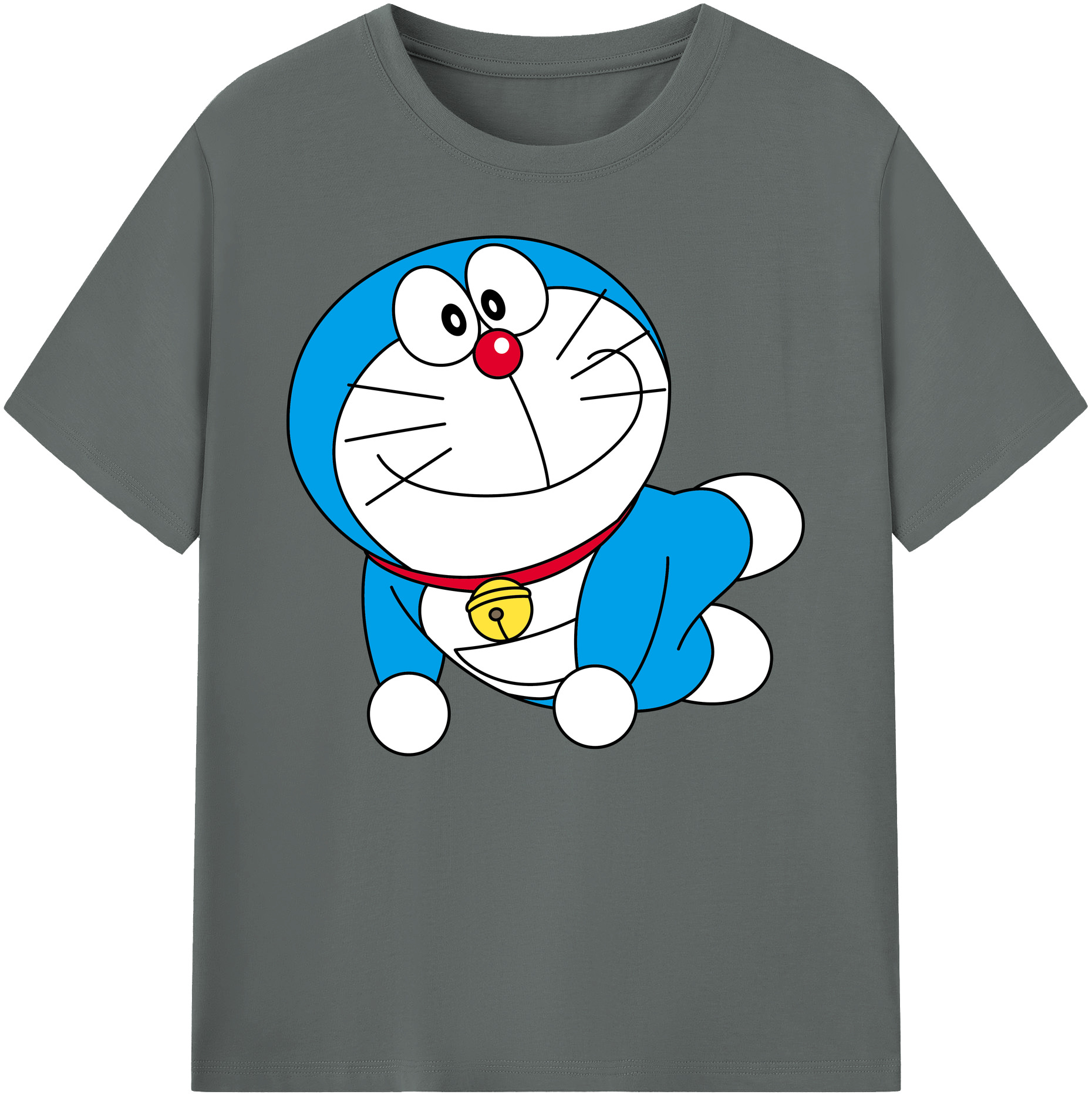 （画像用） ドラえもん Doraemon 綿100％ メンズ半袖Tシャツ｜肌触りやわらか＆通気性